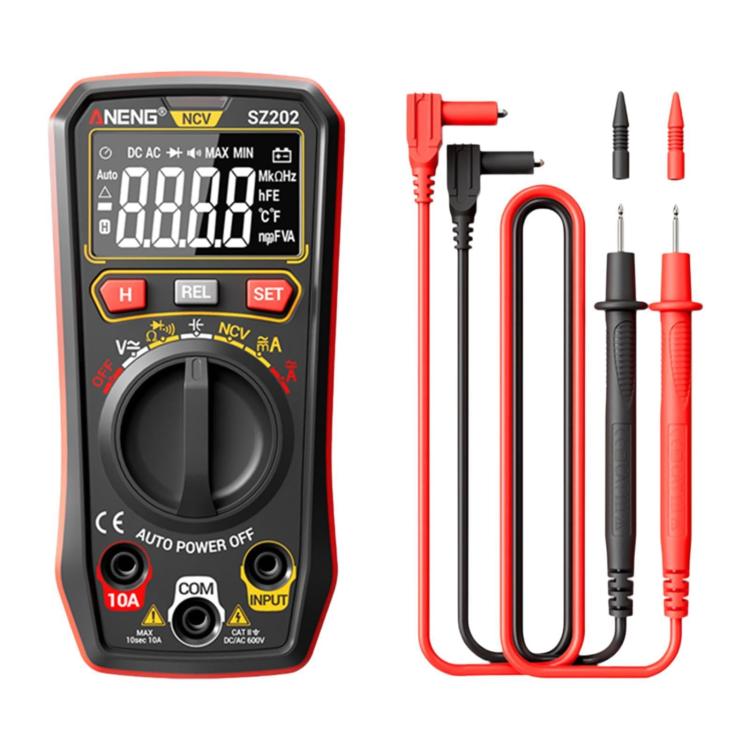 ANENG High-precision Maintenance Multi-function Digital Display Multimeter(Red) - Digital Multimeter by ANENG | Online Shopping UK | buy2fix