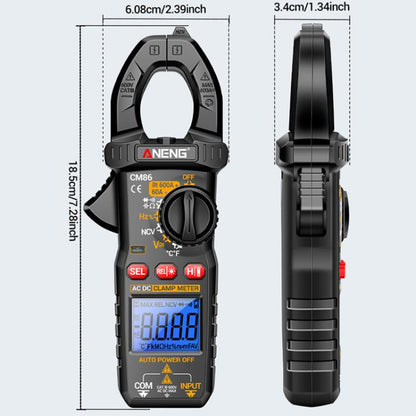 ANENG AC/DC Digital Intelligent Clamp Multimeter(Upgrade) - Digital Multimeter by ANENG | Online Shopping UK | buy2fix