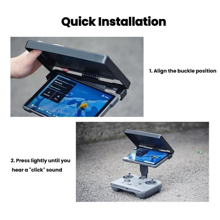 For DJI RC Pro 2 Controller CYNOVA  Sunshade Hood Adjustable Anti-Glare Shield with Multi-Angle Positioning(Gray) - Others by CYNOVA | Online Shopping UK | buy2fix