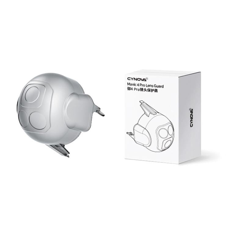 For DJI Mavic 4 Pro CYNOVA Gimbal Lens Protective Cover Protector Lens Hood Cap(Transparent Black) - Lens Hood by CYNOVA | Online Shopping UK | buy2fix