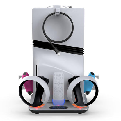 For PS5 / PS5 Slim / PS VR2 DOBE TP5-3550 Game Console Cooling Base Controller Charging Stand + Headphone Hanger - Charger & Power by DOBE | Online Shopping UK | buy2fix