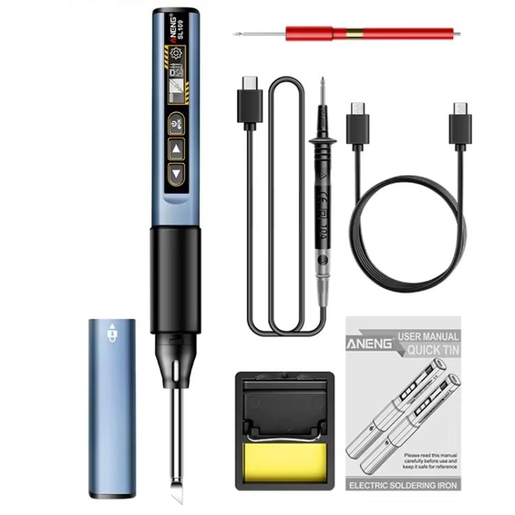 ANENG Portable Internal Heating Soldering Iron With Digital Multimeter(Navy) - Electric Soldering Iron by ANENG | Online Shopping UK | buy2fix