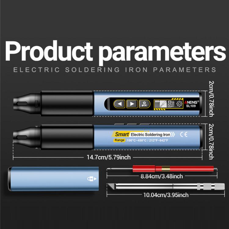 ANENG Portable Internal Heating Soldering Iron With Digital Multimeter(Black) - Electric Soldering Iron by ANENG | Online Shopping UK | buy2fix