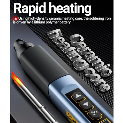 ANENG Portable Internal Heating Soldering Iron With Digital Multimeter(Navy) - Electric Soldering Iron by ANENG | Online Shopping UK | buy2fix