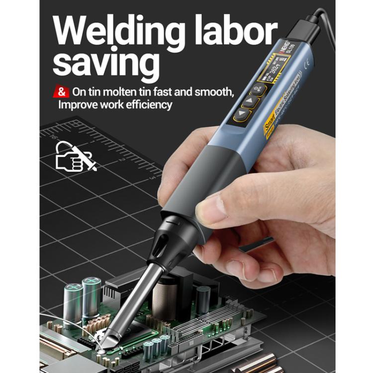 ANENG Portable Internal Heating Soldering Iron With Digital Multimeter(Navy) - Electric Soldering Iron by ANENG | Online Shopping UK | buy2fix