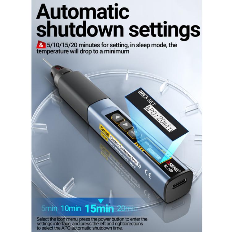 ANENG Portable Internal Heating Soldering Iron With Digital Multimeter(Black) - Electric Soldering Iron by ANENG | Online Shopping UK | buy2fix