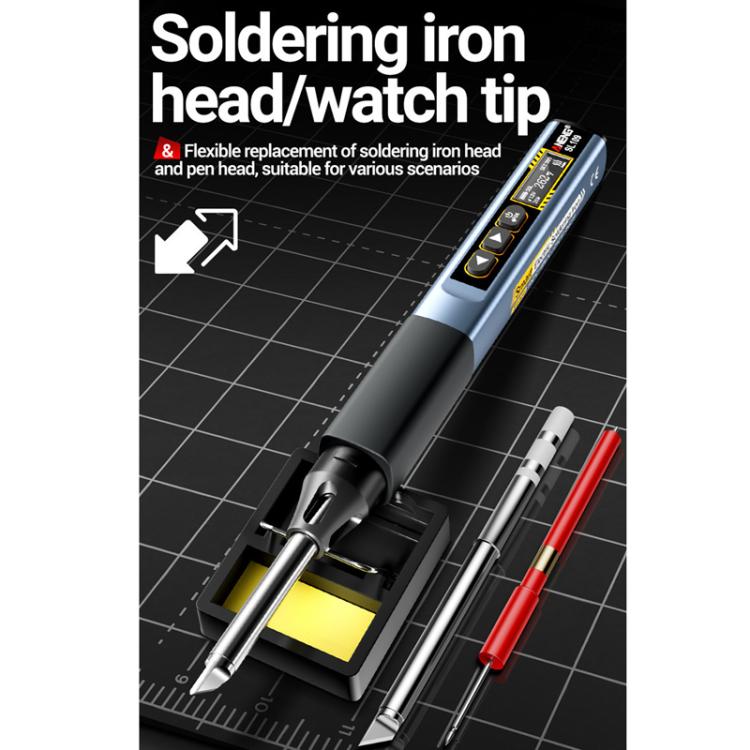 ANENG Portable Internal Heating Soldering Iron With Digital Multimeter(Navy) - Electric Soldering Iron by ANENG | Online Shopping UK | buy2fix