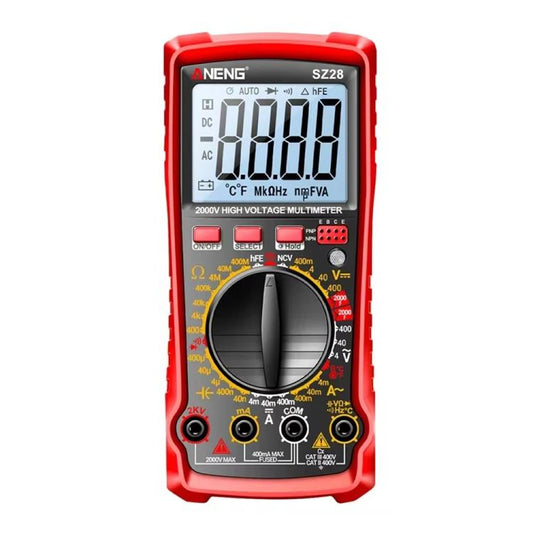 ANENG 2000V High Voltage High Precision Photovoltaic Digital Multimeter(SZ28 Red) - Digital Multimeter by ANENG | Online Shopping UK | buy2fix