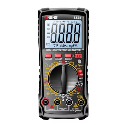 ANENG 2000V High Voltage High Precision Photovoltaic Digital Multimeter(SZ28 Black) - Digital Multimeter by ANENG | Online Shopping UK | buy2fix