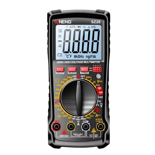 ANENG 2000V High Voltage High Precision Photovoltaic Digital Multimeter(SZ28 Black) - Digital Multimeter by ANENG | Online Shopping UK | buy2fix