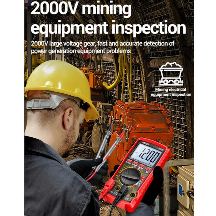 ANENG 2000V High Voltage High Precision Photovoltaic Digital Multimeter(SZ28 Red) - Digital Multimeter by ANENG | Online Shopping UK | buy2fix