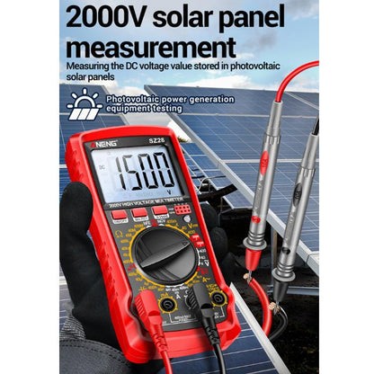 ANENG 2000V High Voltage High Precision Photovoltaic Digital Multimeter(SZ28 Red) - Digital Multimeter by ANENG | Online Shopping UK | buy2fix
