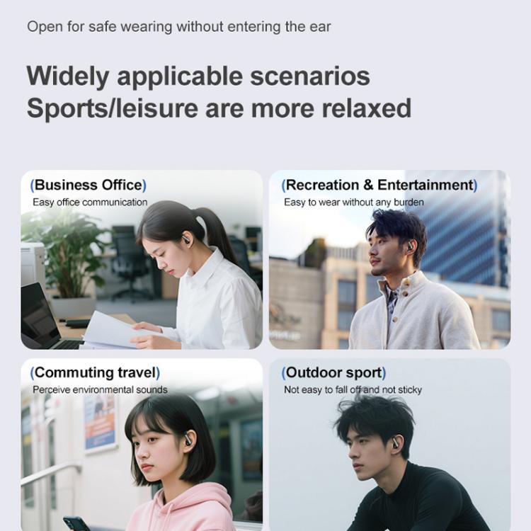 164 Languages Simultaneous Interpretation Intelligent Bluetooth Earphones(Black) -  by buy2fix | Online Shopping UK | buy2fix