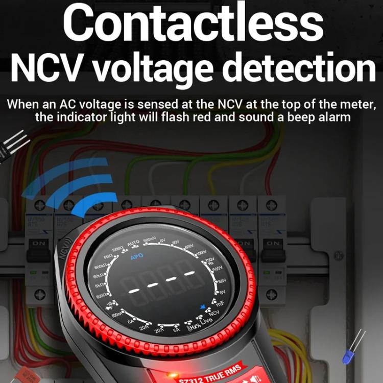 ANENG Portable High-precision Rotating Disk Intelligent Fully Automatic Multimeter(SZ312) - Digital Multimeter by ANENG | Online Shopping UK | buy2fix