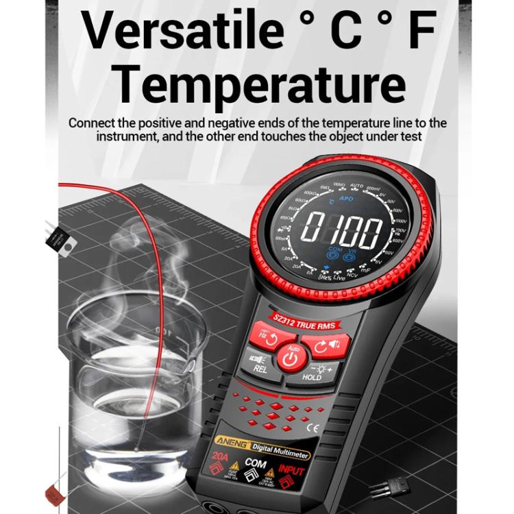 ANENG Portable High-precision Rotating Disk Intelligent Fully Automatic Multimeter(SZ312) - Digital Multimeter by ANENG | Online Shopping UK | buy2fix