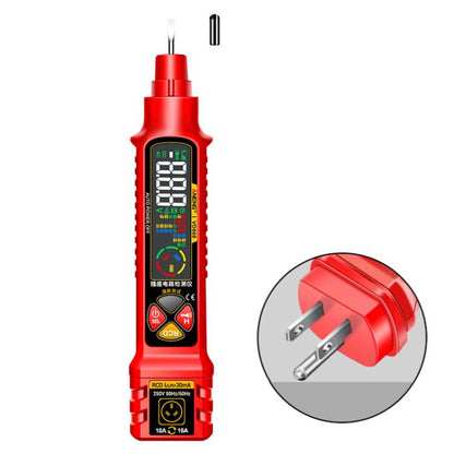 ANENG Multi-Function Power Socket Digital Phase Meter(Red US Plug) - Other Tester Tool by ANENG | Online Shopping UK | buy2fix