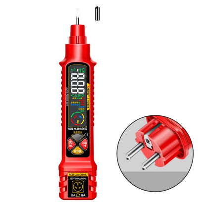 ANENG Multi-Function Power Socket Digital Phase Meter(Red EU Plug) - Other Tester Tool by ANENG | Online Shopping UK | buy2fix