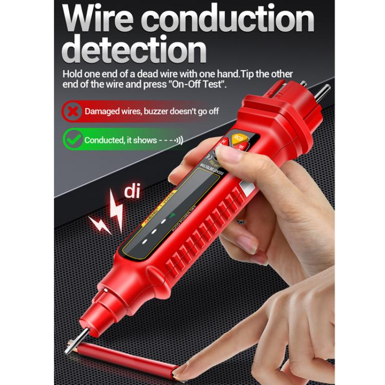ANENG Multi-Function Power Socket Digital Phase Meter(Red EU Plug) - Other Tester Tool by ANENG | Online Shopping UK | buy2fix