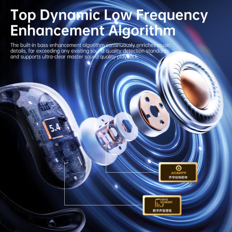 144 Languages AI Smart Translation Bluetooth Earphones With Digital Display Charging Case(Black) -  by buy2fix | Online Shopping UK | buy2fix