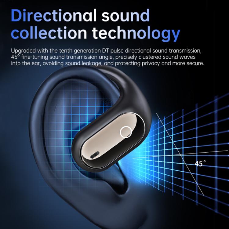 144 Languages AI Smart Translation Bluetooth Earphones With Digital Display Charging Case(Black) -  by buy2fix | Online Shopping UK | buy2fix