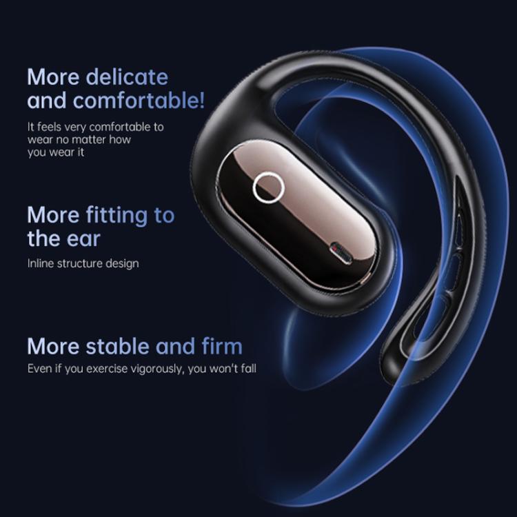 144 Languages AI Smart Translation Bluetooth Earphones With Digital Display Charging Case(White) -  by buy2fix | Online Shopping UK | buy2fix