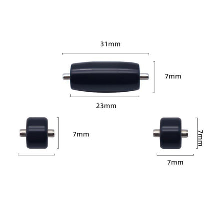 Rollers Shaft Wheels Kit For Dyson V15/V11/V10/V8/V7/G5/V6/DC58 Direct-Drive Head Soft Roller Brush - For Dyson Accessories by buy2fix | Online Shopping UK | buy2fix
