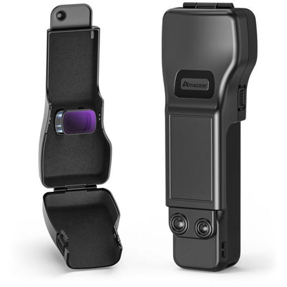 For DJI Osmo Pocket 3 Amazear Protective Case All-in-One Anti-Scratch Cover with Built-in Filter Slot(Black) - Case & Bags by Amazear | Online Shopping UK | buy2fix