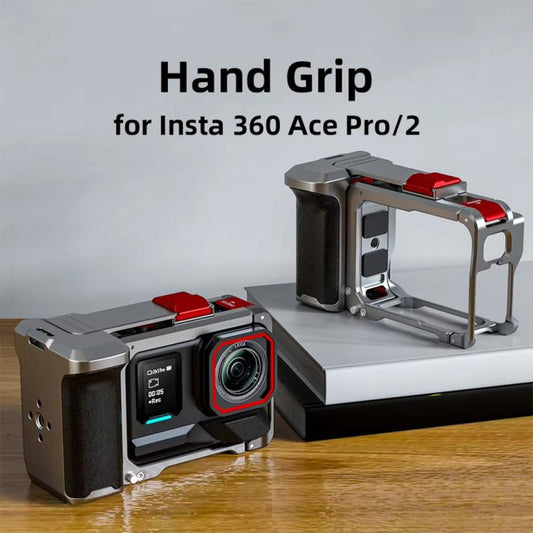 For Insta360 Ace Pro 2 / Ace Pro Flymile Xplorer Grip Kit Street Photography Handle Metal Cage Case(AC2013) - Case & Bags by Flymile | Online Shopping UK | buy2fix
