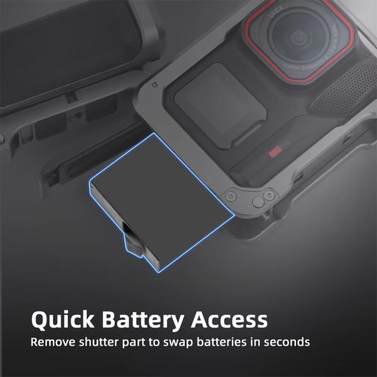 For Insta360 Ace Pro 2 / Ace Pro Flymile Xplorer Grip Kit Street Photography Handle Metal Cage Case(AC2013) - Case & Bags by Flymile | Online Shopping UK | buy2fix