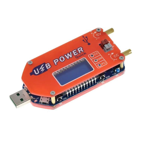 DP3A USB 15W Adjustable Power Supply Module LCD Display Mobile Boost Cable
