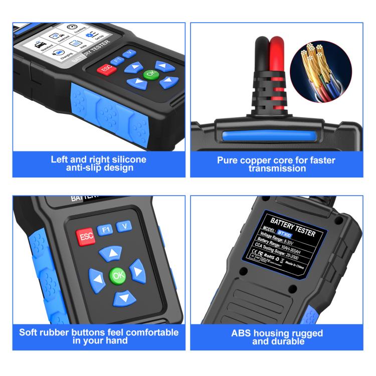 12/24V Multi-Function Car Battery Fault Diagnosis Tester(BT300) - Electronic Test by buy2fix | Online Shopping UK | buy2fix