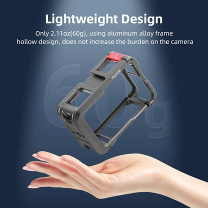 For DJI Action 5 Pro/Action 4/Action 3 Flymile Aluminum Alloy Camera Cage Protective Metal Frame(Metal Color) - Protection Frame by Flymile | Online Shopping UK | buy2fix