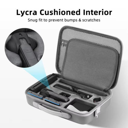 For Insta360 X5 Flymile All-in-One Storage Shoulder Bag Durable PU + Lycra Material Carrying Case(Gray) - Case & Bags by Flymile | Online Shopping UK | buy2fix