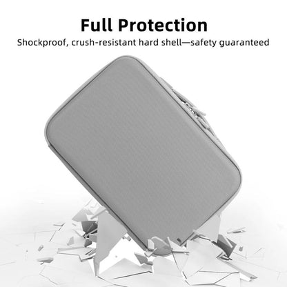 For Insta360 X5 Flymile All-in-One Storage Shoulder Bag Durable PU + Lycra Material Carrying Case(Gray) - Case & Bags by Flymile | Online Shopping UK | buy2fix