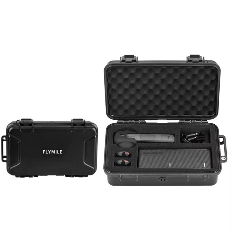 For Insta360 X5 Camera Flymile Portable Protective Hard Case Waterproof Shockproof Travel Carrying Storage Box(Black) - Case & Bags by Flymile | Online Shopping UK | buy2fix