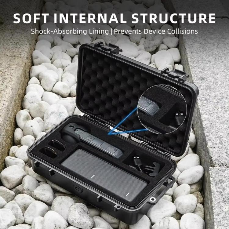 For Insta360 X5 Camera Flymile Portable Protective Hard Case Waterproof Shockproof Travel Carrying Storage Box(Black) - Case & Bags by Flymile | Online Shopping UK | buy2fix