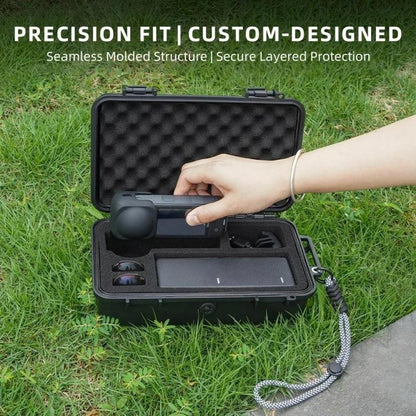 For Insta360 X5 Camera Flymile Portable Protective Hard Case Waterproof Shockproof Travel Carrying Storage Box(Black) - Case & Bags by Flymile | Online Shopping UK | buy2fix