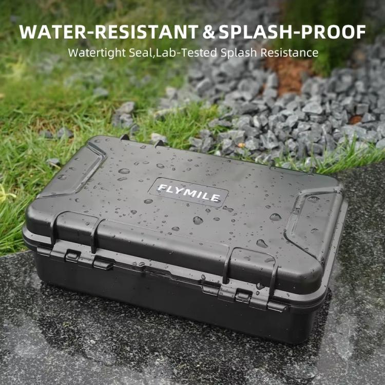 For Insta360 X5 Camera Flymile Portable Protective Hard Case Waterproof Shockproof Travel Carrying Storage Box(Black) - Case & Bags by Flymile | Online Shopping UK | buy2fix