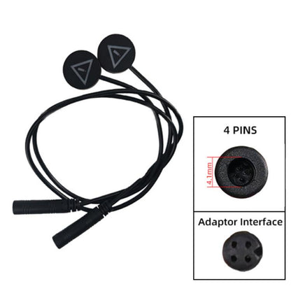 General Motorcycle Blind Spot Monitoring Line Auxiliary Lens Light(12V Triangle Light) - DIY Cables by buy2fix | Online Shopping UK | buy2fix