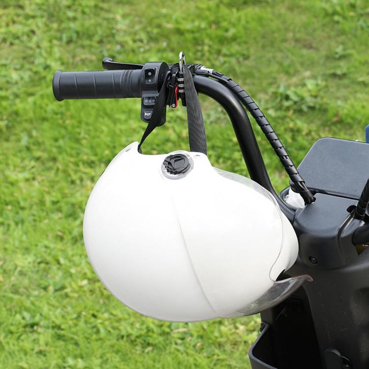 Motorcycle Bicycle Multifunctional Safety Anti-theft Helmet Hook Lock(Three-digit Password) - Theft Protection by buy2fix | Online Shopping UK | buy2fix