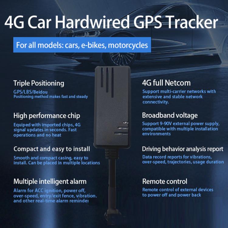 4G Automotive GPS South American Satellite Meter Anti-theft Positioner(J16) - Car Tracker by buy2fix | Online Shopping UK | buy2fix