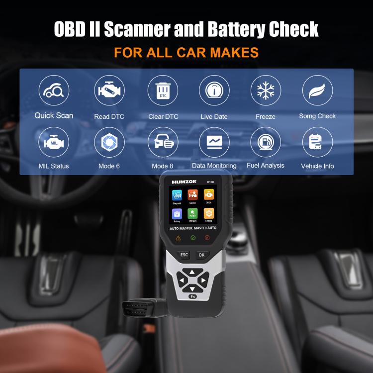 HUMZOR 24V Handheld Heavy Truck Self-selected Fault Detector(20x9x3cm) - Electronic Test by HUMZOR | Online Shopping UK | buy2fix