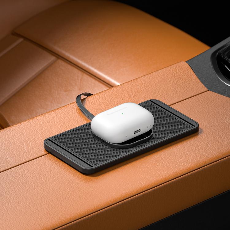 Car Magnetic Avoid Camera Wireless Charging Anti-slip Pad(USB Interface 0.3m) - Wireless Charging Pads by buy2fix | Online Shopping UK | buy2fix