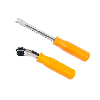 2pcs Automatic Slack Adjuster Release Tool + 5/16 Inch Square Ratchet Wrench For Air Brake System - Hand Tool Sets by buy2fix | Online Shopping UK | buy2fix