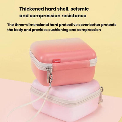 Cwatcun D218 Large Handheld Instant Camera Bag Portable Lightweight CCD Storage Bag(Gradient Pink) - Soft Bag by Cwatcun | Online Shopping UK | buy2fix