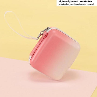 Cwatcun D218 Large Handheld Instant Camera Bag Portable Lightweight CCD Storage Bag(Gradient Pink) - Soft Bag by Cwatcun | Online Shopping UK | buy2fix