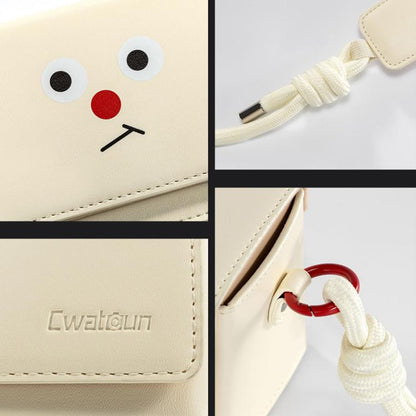 For DJI Pocket 3 Cwatcun D195 Medium Pocket Tripod Camera Bag Camera Accessories Shoulder Bag(White) - Case & Bags by Cwatcun | Online Shopping UK | buy2fix