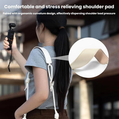 For DJI Pocket 3 Cwatcun D195 Medium Pocket Tripod Camera Bag Camera Accessories Shoulder Bag(White) - Case & Bags by Cwatcun | Online Shopping UK | buy2fix