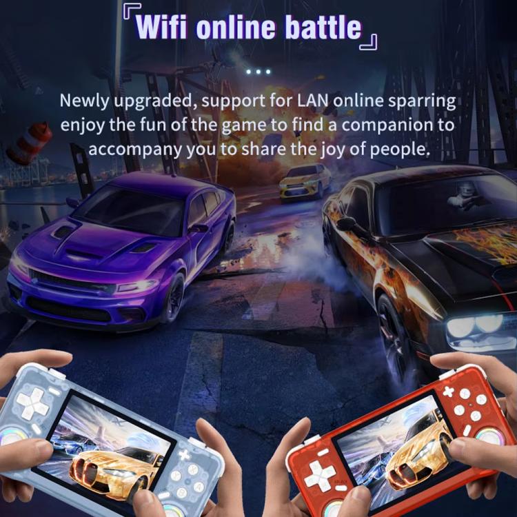 XF35H 3.5-Inch Retro Handheld Game Console With Linux System And RGB Light Pocket Video Game Player 64G(White) - Pocket Console by buy2fix | Online Shopping UK | buy2fix