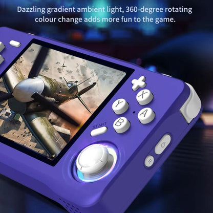 XF35H 3.5-Inch Retro Handheld Game Console With Linux System And RGB Light Pocket Video Game Player 128G(Transparent Black) - Pocket Console by buy2fix | Online Shopping UK | buy2fix